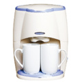 Copies portatives Doulbe Cafetière anti-goutte Espresso 2 tasses